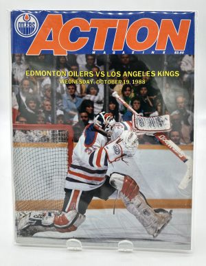 Action Edmonton Oilers Magazine October 19 1988 VS. Kings *Gretzky's First Game Back